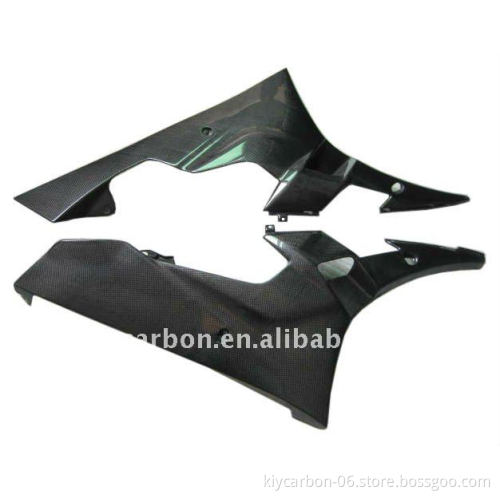 Carbon fiber racing motorcycle lower fairing